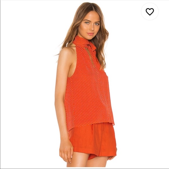 Joie Tops - Joie sleeveless tie silk shirt size small